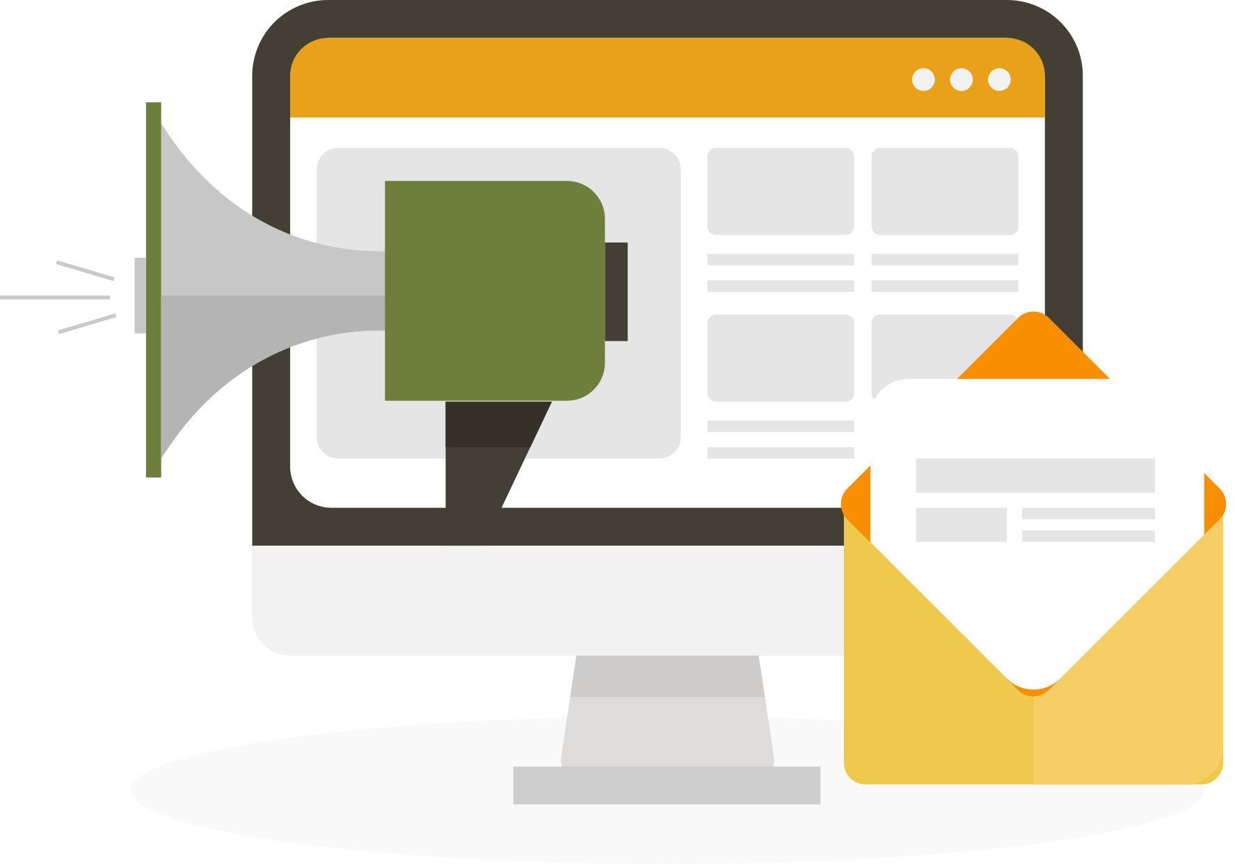 Email marketing optimizacija - ilustracija profesionalnog email marketing tima